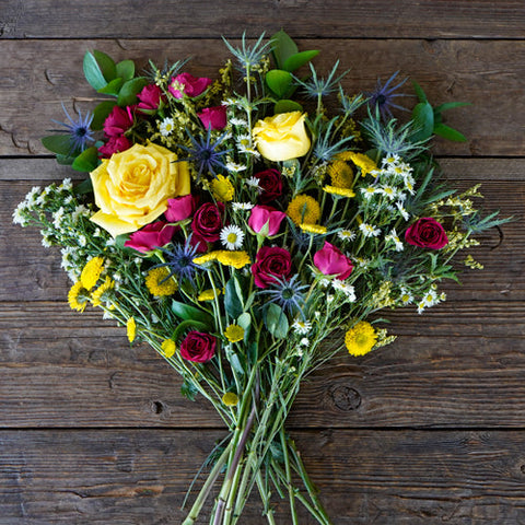 Boho Chic Flower Kit Flatlay