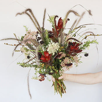 Burgundy Fall Wholesale DIY Flower Kit In a Hand