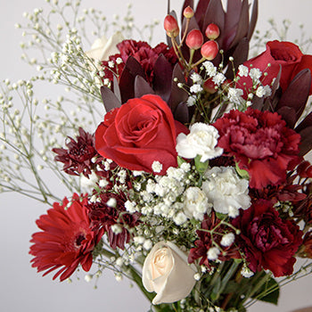 Burgundy Blast Wholesale Centerpieces
