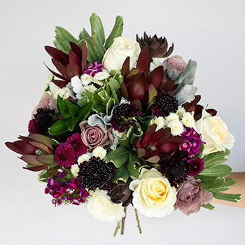 Burgundy Modern Flower Centerpieces