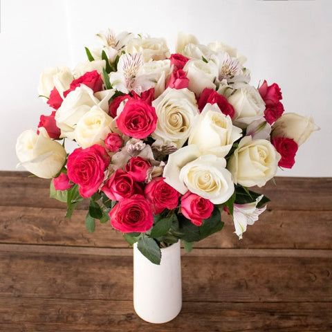 Classic Dozen Or More Rose Bouquet Valentines Arrangements
