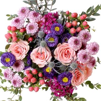 Holiday Cheer Pink Mother\'s Day Online Flower Bouquet