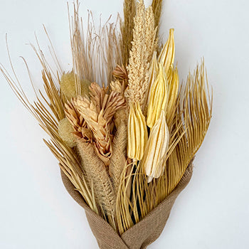 Sands of Time Yellow Dried Flower Bouquet