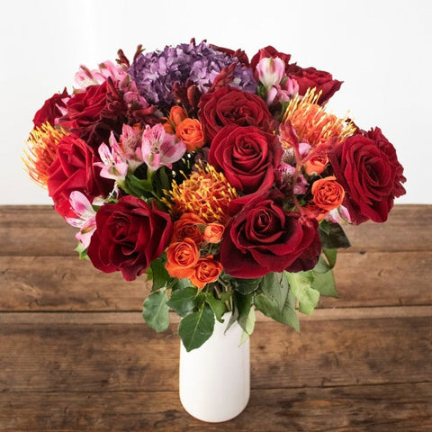 Crown Jewel Valentines Day Flower Arrangement Arrangements
