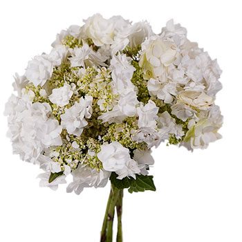 Wedding White Hydrangea Wholesale Flower Bunch