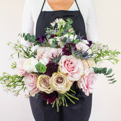 Enchanted Pink DIY Flower Kit in Hands