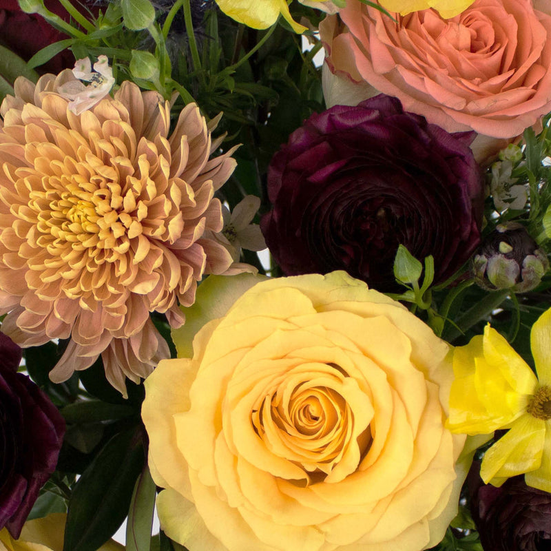 Fall Gold DIY Flower Kit Up Close