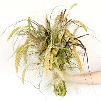 Fall Ornamental Grass Wholesale DIY Flower Kit In a Hand