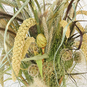 Fall Ornamental Grass DIY Flower Kit In a Vase