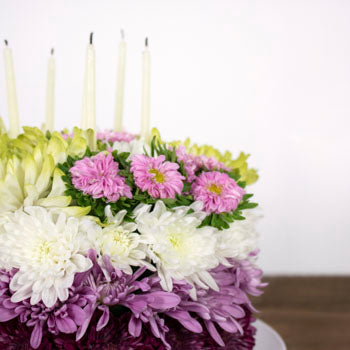 Tasty Pink Cake DIY Flowers Kit