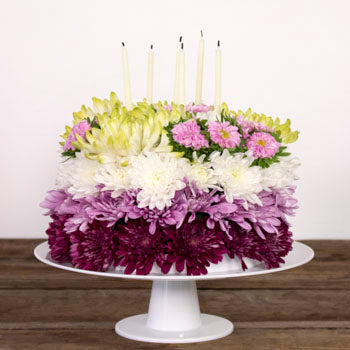Tasty Pink Cake DIY Flowers Kit