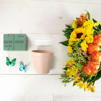 Sunny Side DIY Fresh Flower Design Box