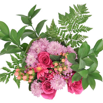 Pink Medley Classic Flower Centerpieces