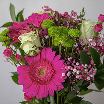 Hot Popping Pink Wedding Centerpieces