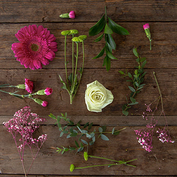 Hot Popping Pink Wedding Centerpieces