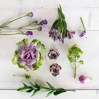 Royal Purple Flower Centerpieces Bulk