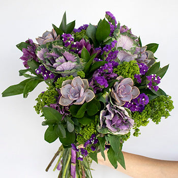 Royal Purple Flower Centerpieces Bulk