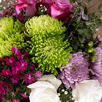 Floral Fancy Purple Flowers DIY Box