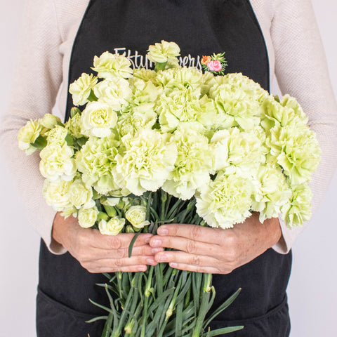 Light Green Flower Bouquet in Hand