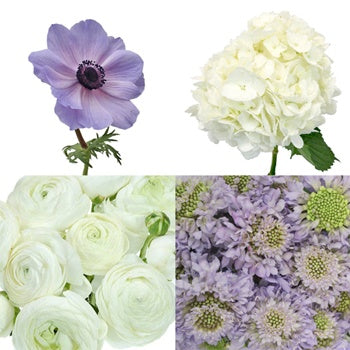 Lush Garden Lavender DIY Flower Kit Bunch
