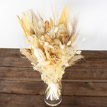 Magic Bleached Dried DIY Flower Kit In a Vase