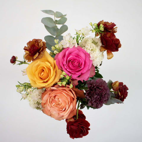 Maple Garden Flower Centerpiece Size Small Top Down