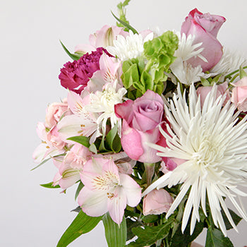 Flower Centerpiece Mauve Purple