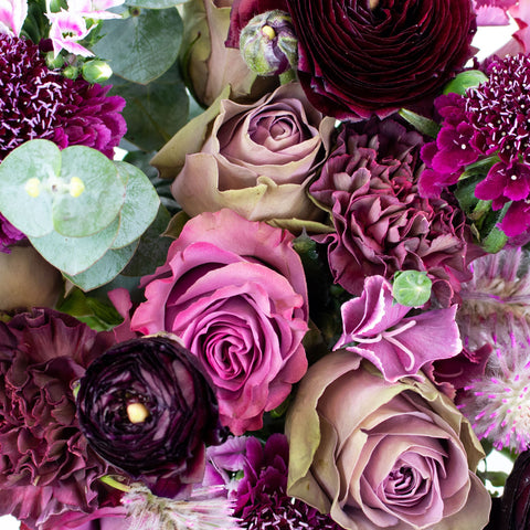 Plum Rose Luxury Flower Centerpieces
