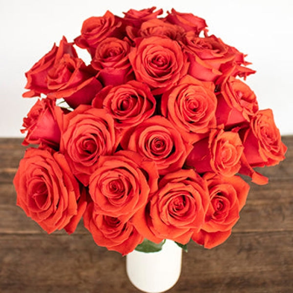 Mysterious Moonlight Orange Roses Arrangements