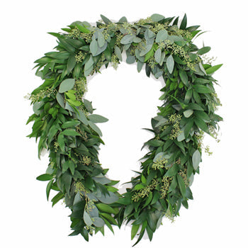 Nagi and Seeded Eucalyptus Garland