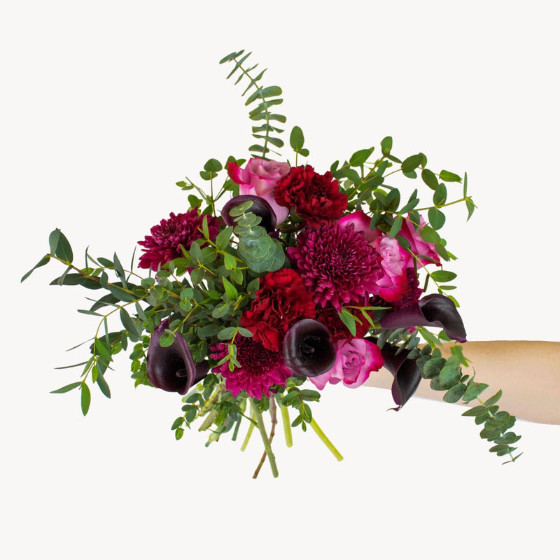 Perfection Magenta DIY Flower Kit in Hand