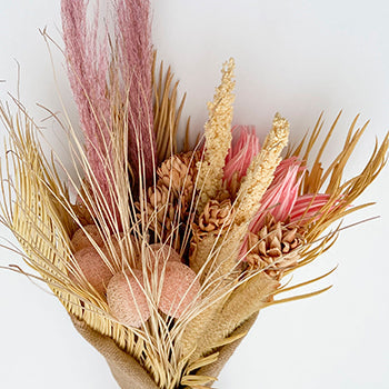 Touch of Light Pink Dried Flower Arrangement