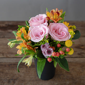 Valentines Day Pink Event Flower Arrangement