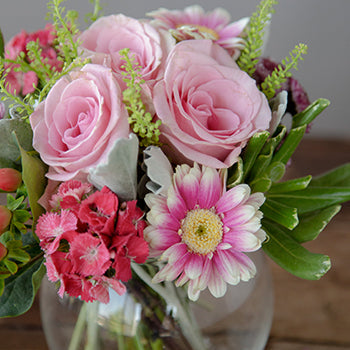 Valentines Day Pink Event Flower Arrangement