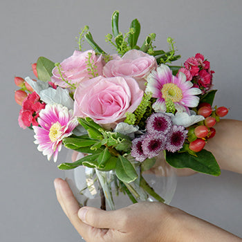 Valentines Day Pink Event Flower Arrangement