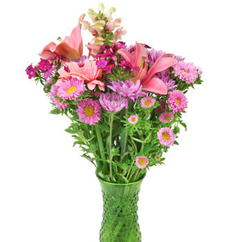 Pink Farm to Table Centerpieces