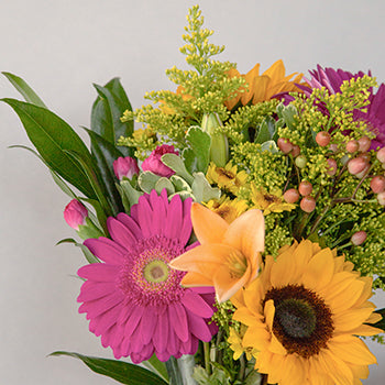 Bridal Centerpieces Hot Pink, Orange and Yellow
