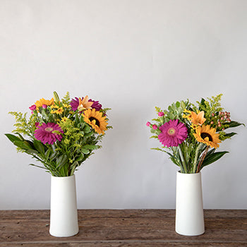 Bridal Centerpieces Hot Pink, Orange and Yellow