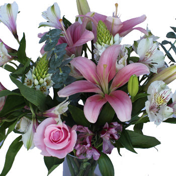 Pink Sky Wedding Centerpieces