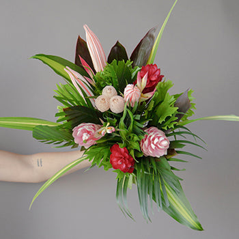 Pink Tropical Mermaid Miracle Wholesale DIY Flower Kit In a Hand