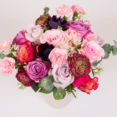 Pink Cheeks Flower Bouquet in Vase