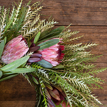 Prime Day Safari and Pink Ice Protea Wreaths