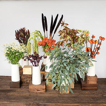 Pumpkin Fall Flowers DIY Flower Kit Bunch