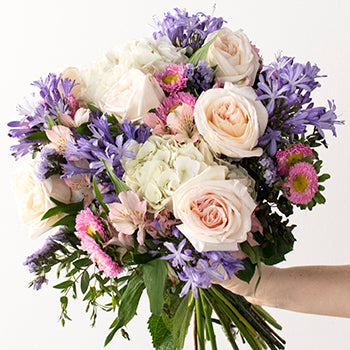 Drifting Clouds Pink and White Flower Arrangement