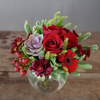 Valentines Day Red Event Flower Arrangement