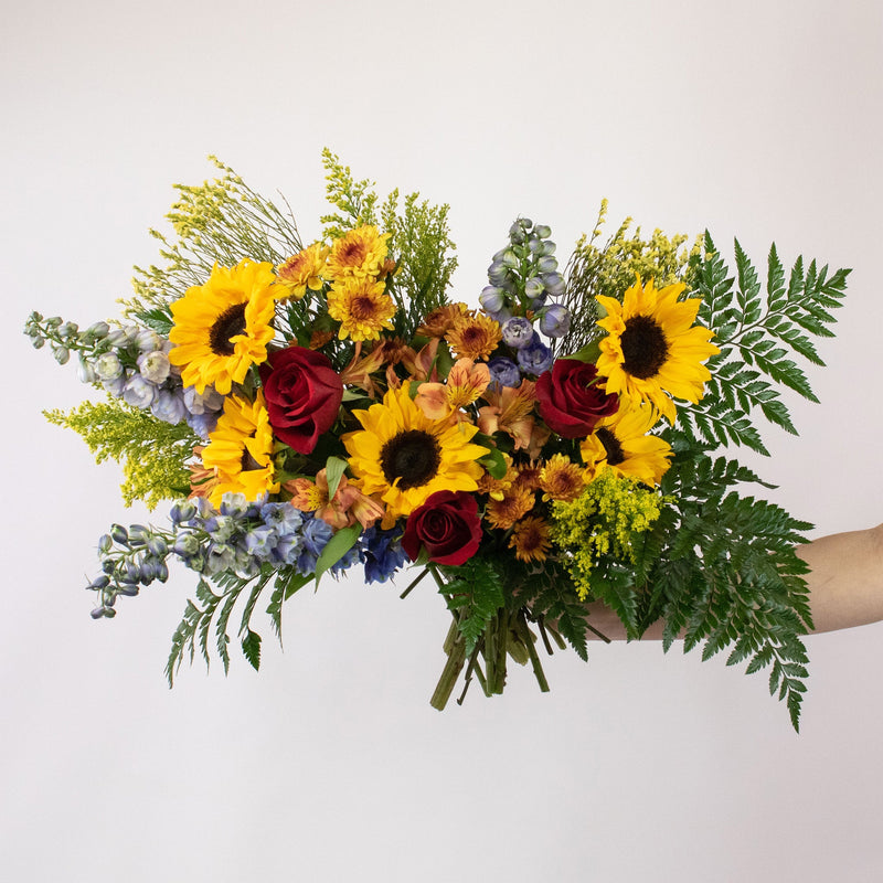 Red Yellow Flower Centerpiece Handheld