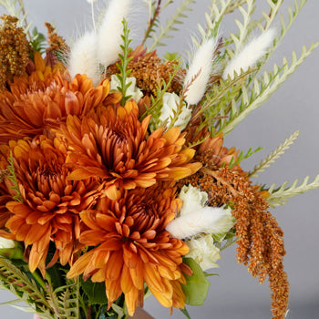 Rustic Copper DIY Flower Kit Up Close