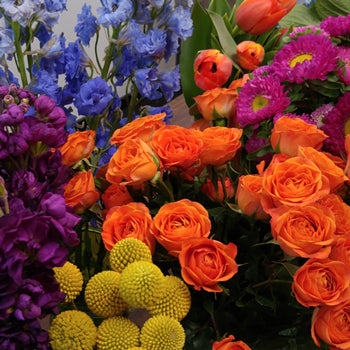 Sangria Festival Fresh DIY Flower Kit Up Close
