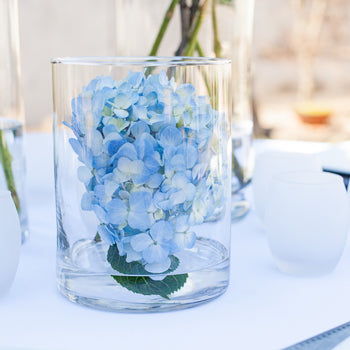 Light Blue Simply Lush Hydrangea Wholesale Flower In a vase