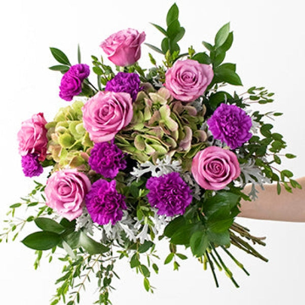 Simply Soothing Purple Flowers Arrangement Arrangements